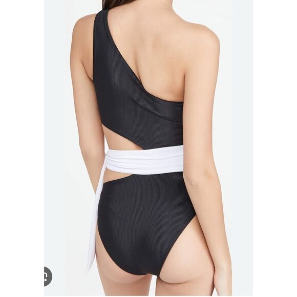 ✨ BEACH RIOT “Carlie” One-Shoulder Cutout Swimsuit – Size S – Made in USA - Picture 15 of 16